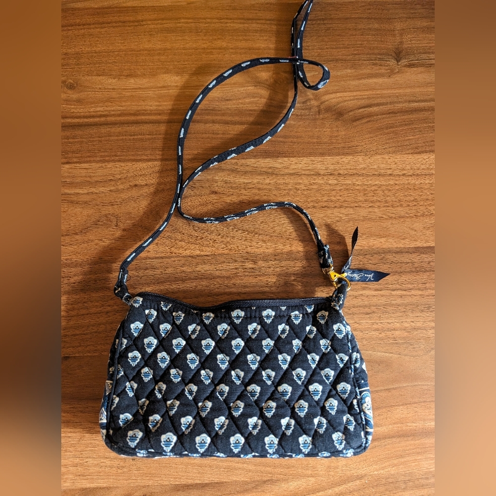 Vera Bradley Amy crossbody bag Nantucket blue